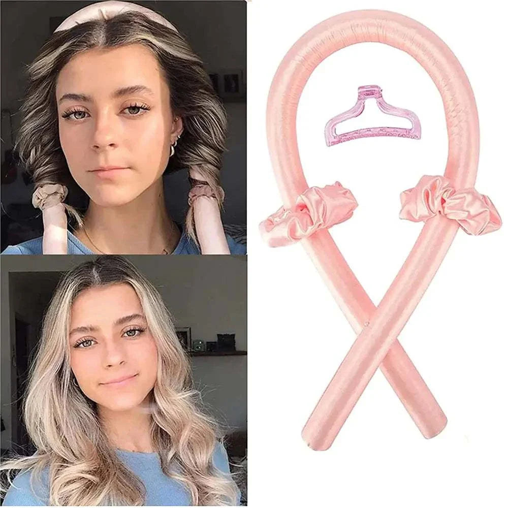 Serre-tête boucleurs innovant pour boucles naturelles sans chaleur et sans dommage.