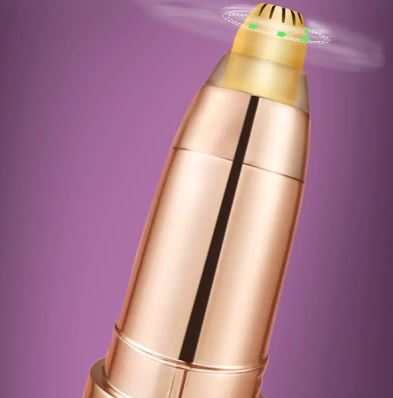 Épilateur électrique pour sourcils compact avec micro-lames de précision pour une épilation douce et sans douleur