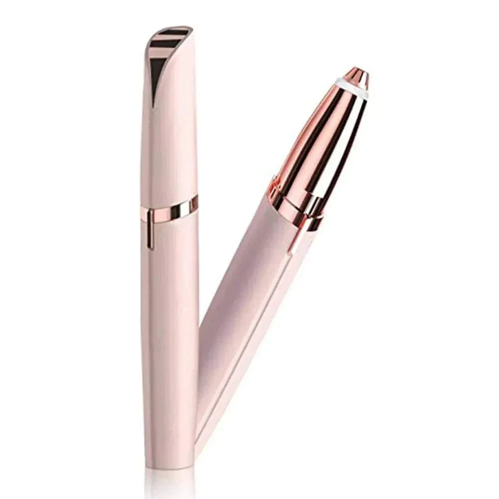 Épilateur électrique pour sourcils compact avec micro-lames précises pour une épilation douce et sans douleur